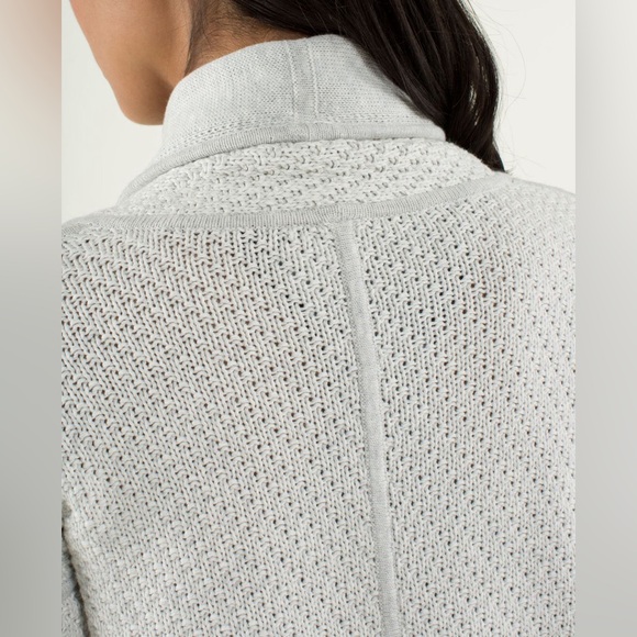 Lululemon Post Practice Cardi Cardigan Button Up Long Sleeve Knit Wrap - Picture 6 of 11